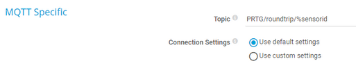 MQTT Specific MQTT Specific
