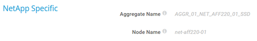 NetApp Specific NetApp Specific