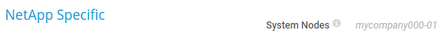NetApp Specific NetApp Specific